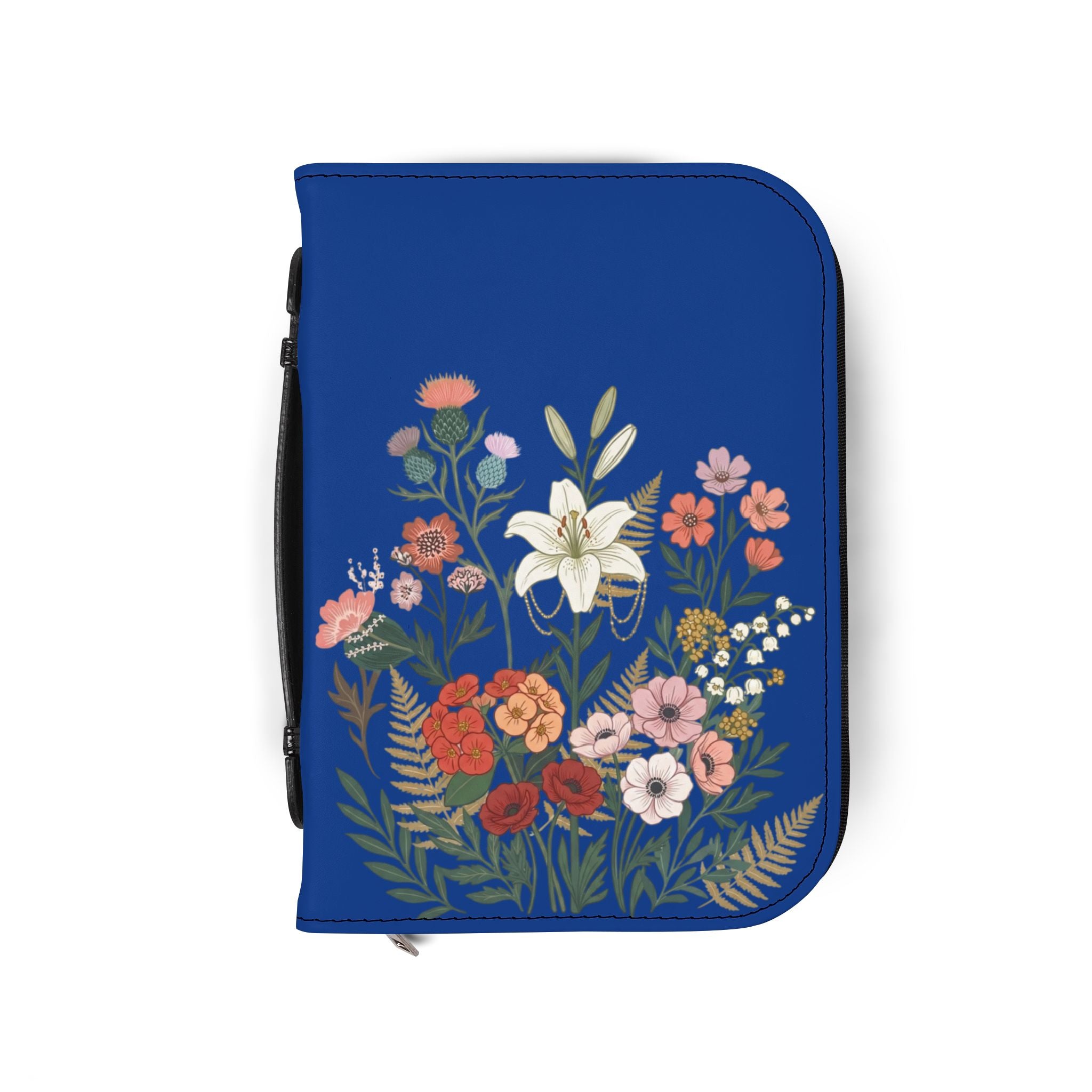 Bible Cover - Floral Proverbs 31:25 Zippered Bible Case, Women’s Scripture Cover