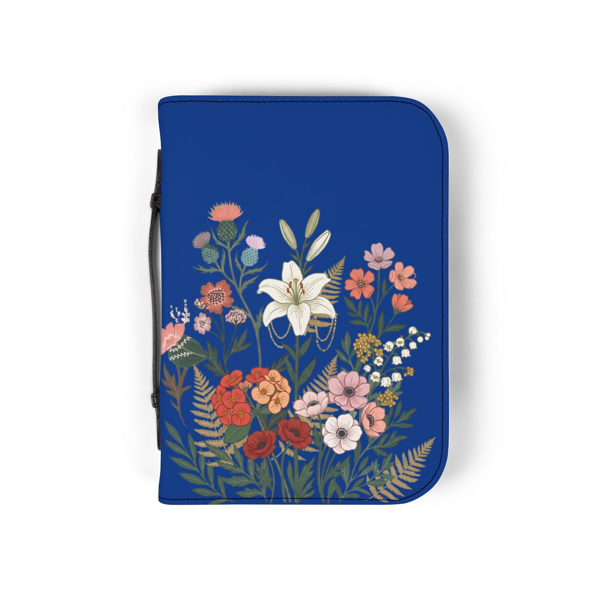 Bible Cover - Floral Proverbs 31:25 Zippered Bible Case, Women’s Scripture Cover